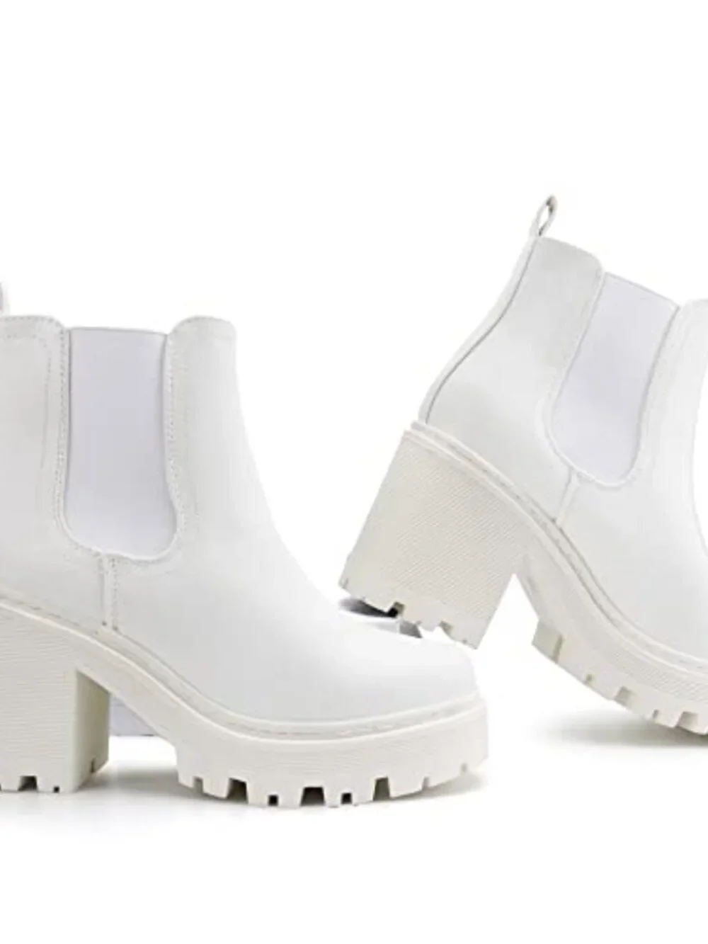 Women's Chelsea Boots Platform Ankle Booties Non-slip Rubber Sole
